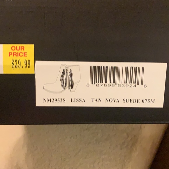 Tan Suede Fringe Bootie - Picture 4 of 5